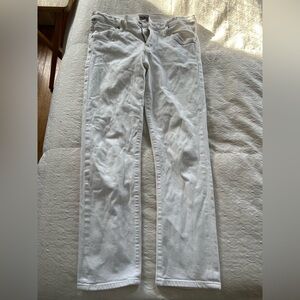 Citizens of humanity women’s Elsa mid rise slim fit crop white jeans size 28